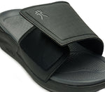 Detail of KURU Footwear MOMENT Men's Sandal in Jet Black/Storm Gray