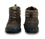 Front and back view on KURU Footwear QUEST Men's Hiking Boot in WoodstockBrown-Black