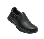 Toe touch view on KURU Footwear KIVI 2 Men's Slip-on Shoe in Espresso Brown