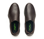 Top view of KURU Footwear KIVI 2 Men's Slip-on Shoe in Espresso Brown