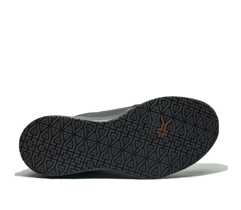 Detail of the sole pattern on the KURU Footwear KIVI WIDE 2 Men's Slip-on Shoe in Espresso Brown