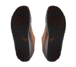 Detail of the sole pattern on the KURU Footwear CHICANE Men's Trail Hiking Shoe in MustangBrown-MochaBrown