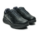 Side by side view of KURU Footwear KINETIC 2 Men's Anti-Slip Sneaker in Smokestack-Black