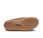 Detail of the sole pattern on the KURU Footwear LOFT Men's Slipper in Chestnut/Gum