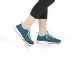 ATOM Women's Athletic Sneaker in color TidalWave-White-OasisBlue