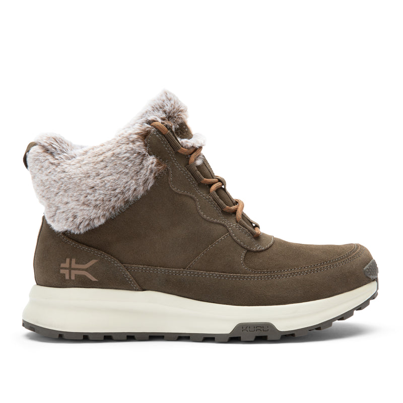 Detail of ATOM Lumi in Burnt Olive-Sand