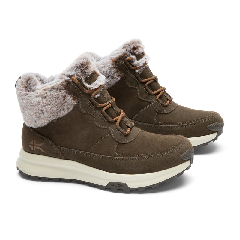 Detail of ATOM Lumi in Burnt Olive-Sand