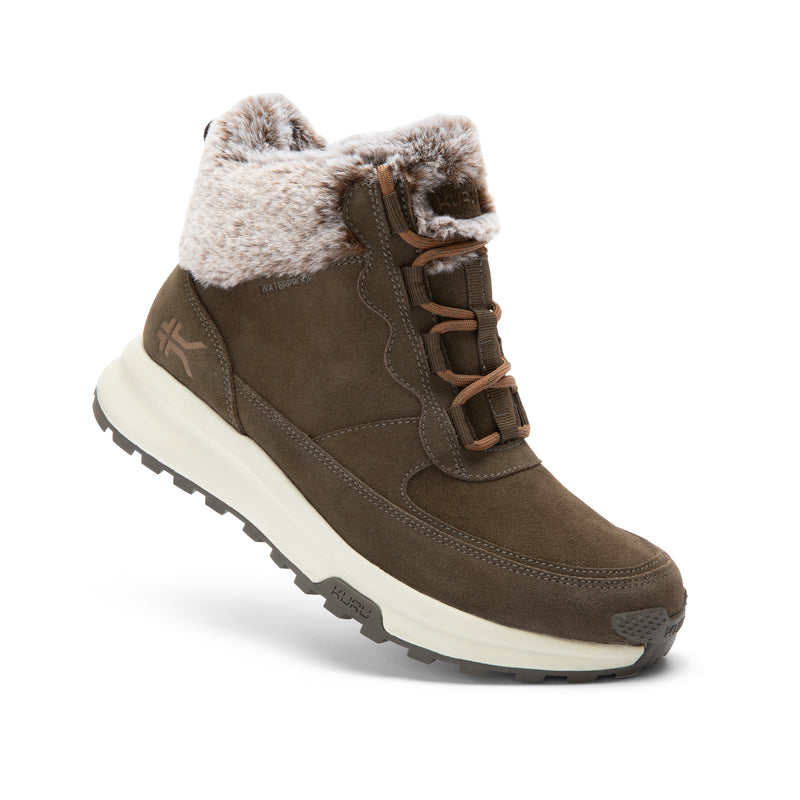 Detail of ATOM Lumi in Burnt Olive-Sand