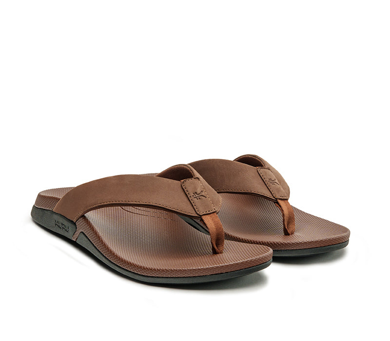 Side by side view of KURU Footwear KALA 2.0 Men's Sandal in Cocoa Brown