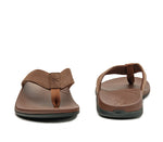 Front and back view on KURU Footwear KALA 2.0 Men's Sandal in Cocoa Brown