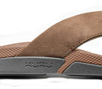 Close-up KALA Men's sandal in color Cocoa Brown