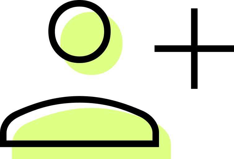 Green User Plus Icon
