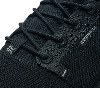 Close-up of the material on the KURU Footwear ATOM Waterproof in Jet Black