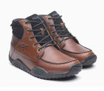 Side by side view of KURU Footwear QUEST Men's Hiking Boot in JavaBrown-JetBlack
