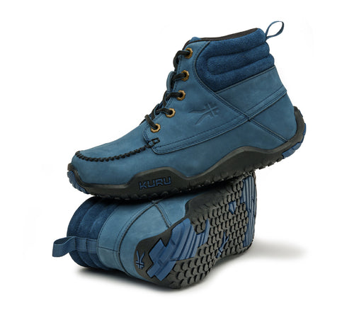 Stacked view of  KURU Footwear QUEST Women's Hiking Boot in MountainBlue-Black