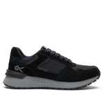 KURU APOGEE Unisex Sneaker in Jet Black-Storm Gray.