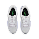 Top-down view of the KURU ATOM 2 Waterproof Unisex Sneakers in Bone Gray-Lead Gray.