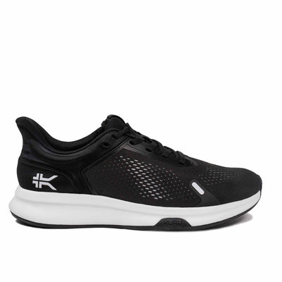 KURU ATOM Fusion Women's Sneaker in Jet Black-Bright White.