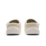 Rear view of KURU DRAFT 2 Women's Cozy Clogs in Winter Cream-Ashwood showing KURUSOLE heel cup.