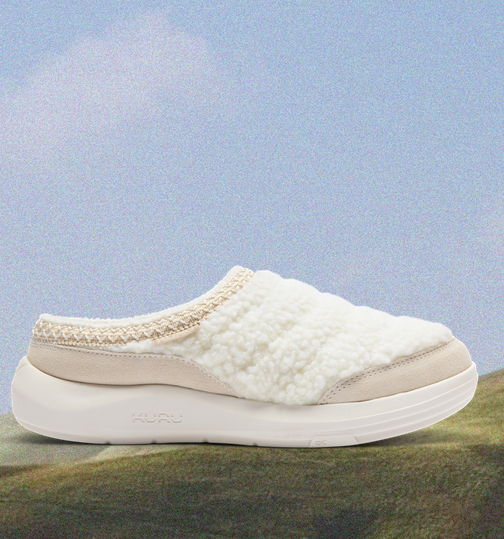 KURU DRAFT 2 Women's Cozy Clog in Winter Cream-Ashwood.