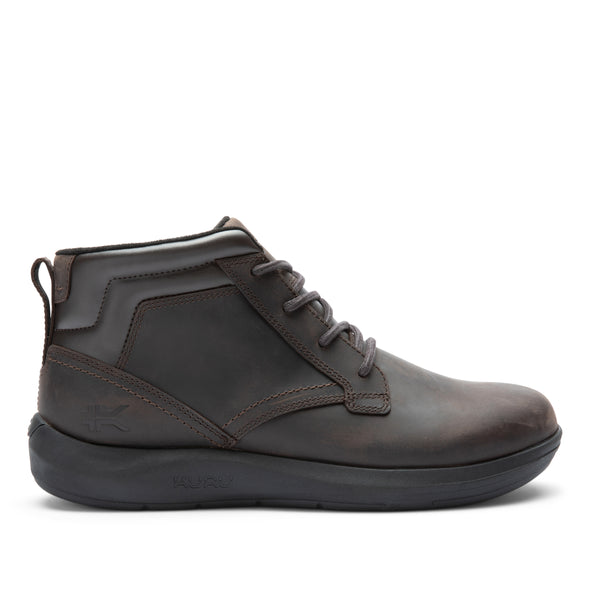 KURU DRAFT Aalto Men's Boot in Tobacco Brown Jet Black.