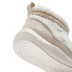 Close-up highlighting KURUSOLE technology on the KURU DRAFT Lahti Women's Cozy Boot in Winter Cream-Ashwood.