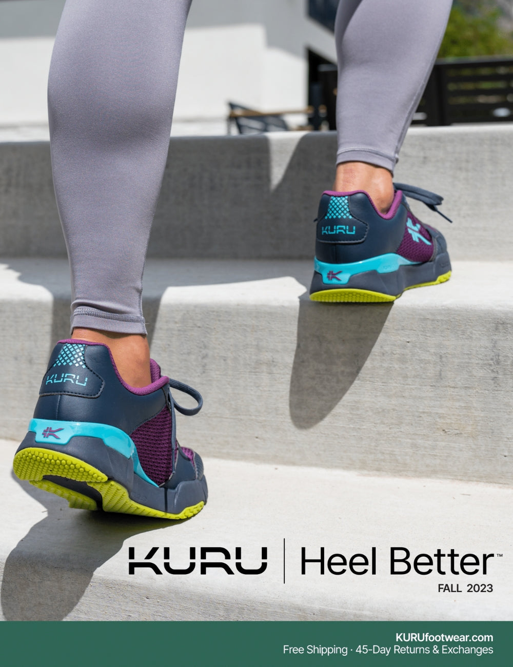 Front Page of KURU Footwear Fall 2023 Catalog