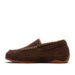 Inner side view of the KURU LOFT 2 Men's Slipper in Walnut Brown-Toffee Brown.
