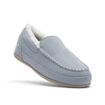 Angled view of the KURU LOFT 2 Women's Slipper in Blue Fog-Sand.