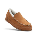Angled view of the KURU LOFT 2 Women's Slipper in Chestnut-Gum.