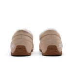 Close-up of the heel cups on the KURU LOFT 2 Women's Slipper in Sand-Toffee Brown.