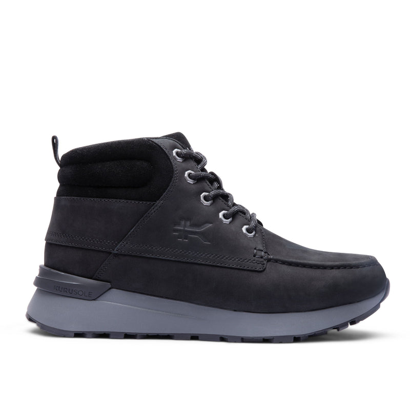 KURU QUEST 2 Men's Hiking Boot in Jet Black-Lead Gray.