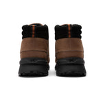 Back view of the KURU QUEST 2 Men's Hiking Boot in Walnut Brown-Jet Black showing the suede collar.