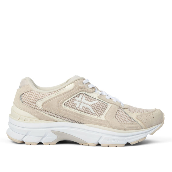 KURU SURGE Unisex Sneaker in Ashwood-Bright White.