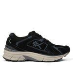 KURU SURGE Unisex Sneaker in Jet Black-Bone Gray.