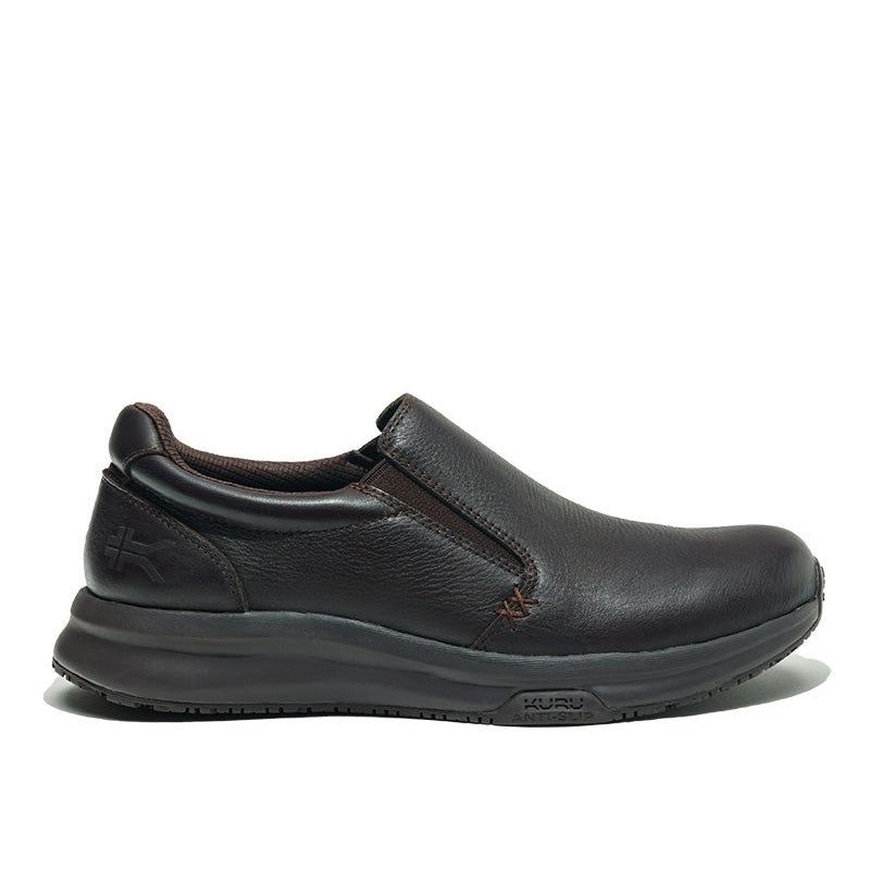 Best Work Shoes for Plantar Fasciitis Slip-On Shoe Men's Wide Leather Size KIVI 2 Orthopedic for Work, Walking & Lounging