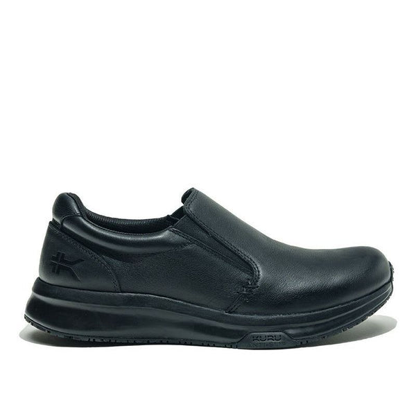 KURU KIVI 2 WIDE Men's Slip-On Sneaker in Jet Black.