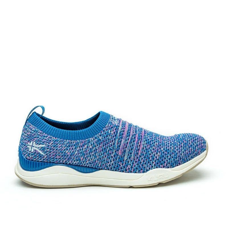 Detailed image of STRIDE WIDE in CobaltBlue-Confetti