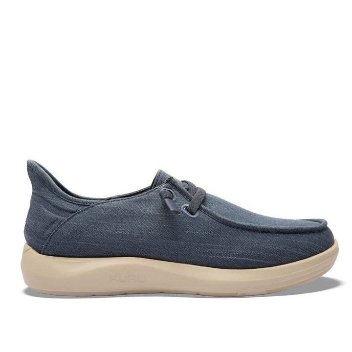 KURU Men\'s Casual Canvas Sneaker in Navy Draft Rento.  New. Slip-on. Kuru Draft Rento Mens Size 8.5 Gray Casual Classic Outdoor  main image 4