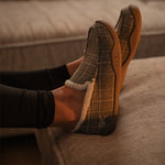 Detailed image of LOFT in GrayPlaid-Capuccino