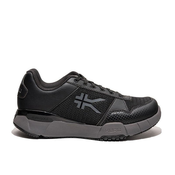 KURU QUANTUM 2 Men's Sneaker in Jet Black-Slate Gray.