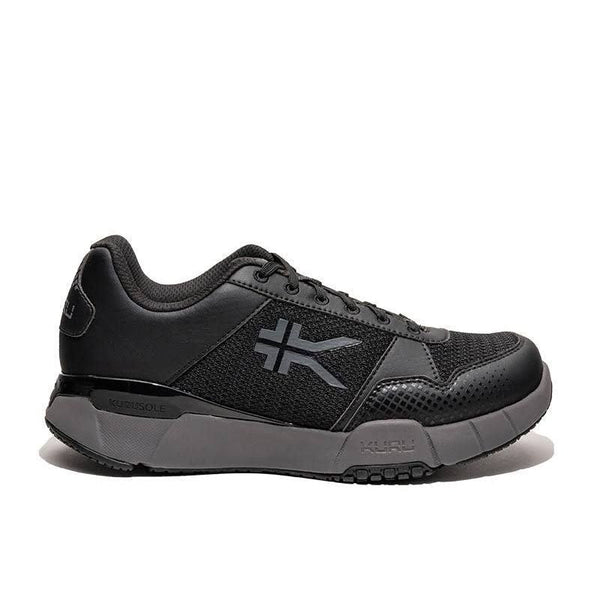 KURU QUANTUM 2 WIDE Men's Sneaker in Jet Black-Slate Gray.