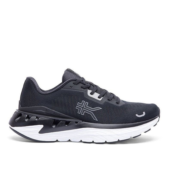 KURU TRIPLE MAX Ion Men's Sneaker in Jet Black-Storm Gray.