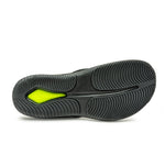 Detail of the sole pattern on the KURU Footwear KALA Men's Sandal in JetBlack