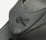 Close-up of the material on the KURU Footwear KALA Men's Sandal in JetBlack