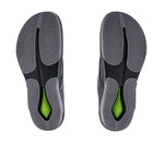 Detail of the sole pattern on the KURU Footwear KALA Men's Sandal in Smokestack Black