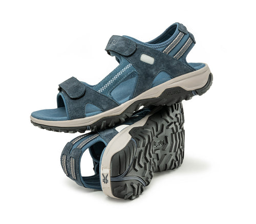 Stacked view of  KURU Footwear TREAD Men's Sandals in MidnightBlue-StoneGray
