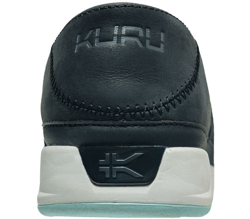 Close-up of the back on the KURU Footwear ROAM ATLA Women's Classic women’s slip-on in Jet Black