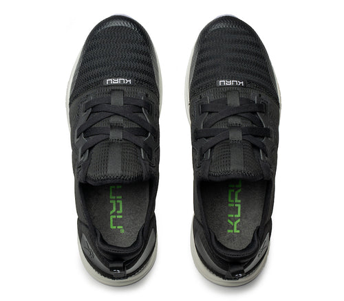 Top view of KURU Footwear STRIDE Move Women's Sneaker in JetBlack-LightLilac