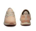 Front and back view on KURU Footwear STRIDE Move Women's Sneaker in PinkSorbet